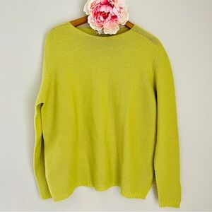 Hubert Gasser Merino Wool Chartreuse Italy Medium